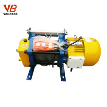 1 ton KCD multifunctional wire rope electric hoist winches